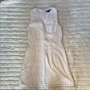 Elegant Ivory Sleeveless Dress